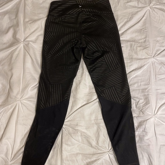 Old Navy Leggins w/ Faux Leathers Strips and Mesh - Picture 2 of 9